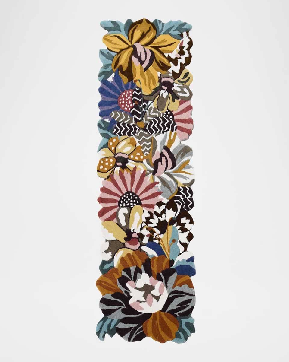 Milano Floral Runner, 3' x 8'